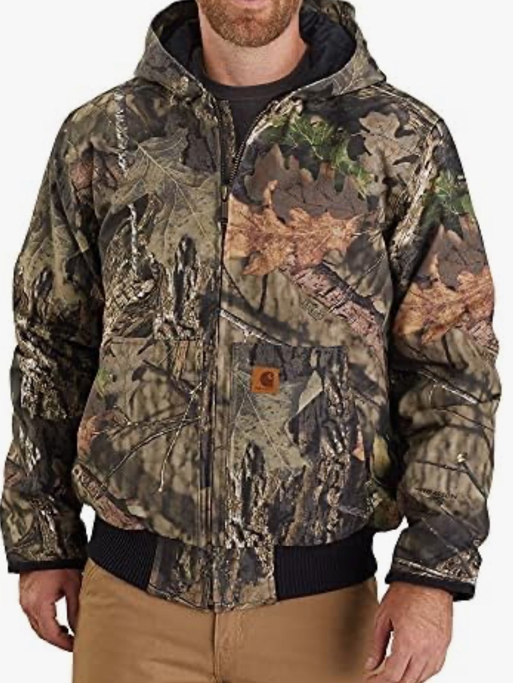 🆕 Carhartt Camo Mossy Oak Insulated Hunting Work Active Jacket 2XL